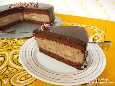 banana chocolate cake