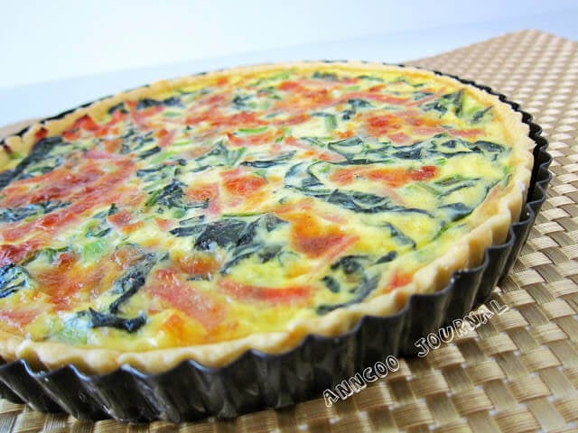 Ham & Spinach Quiche - Anncoo Journal