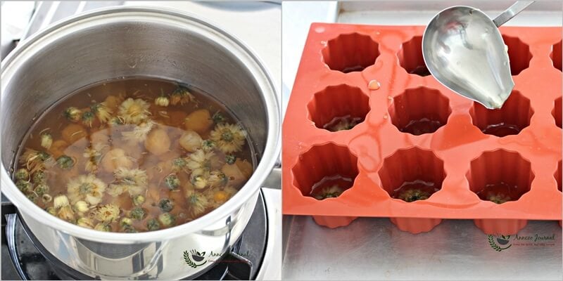 chrysanthemum longan jelly - 1c
