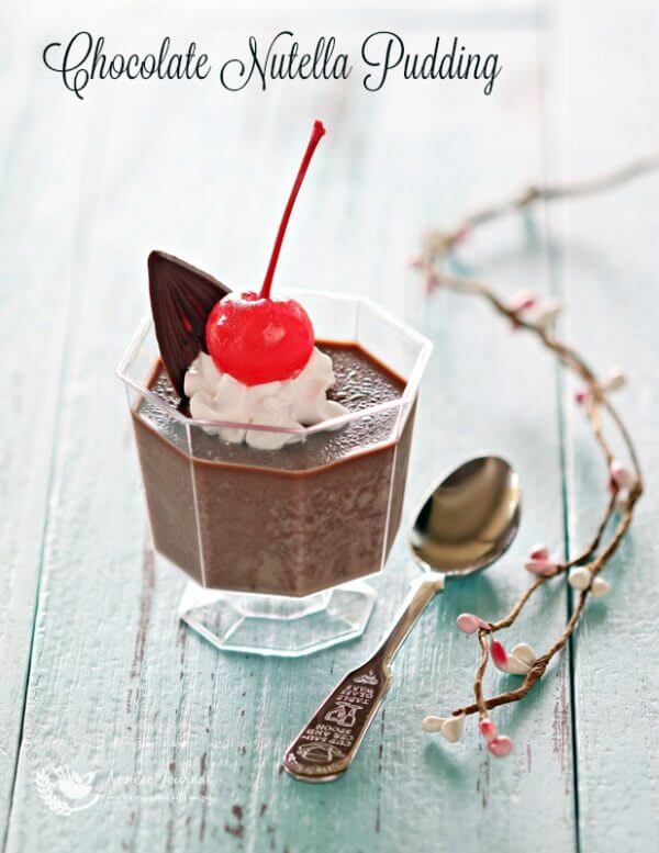 Chocolate Nutella Pudding 巧克力榛子冻 - Anncoo Journal
