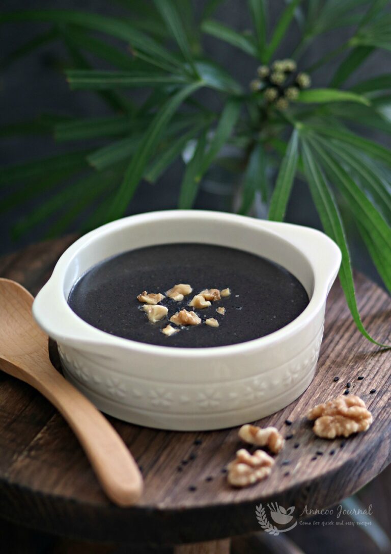 Black Sesame Soup 黑芝麻糊 Anncoo Journal