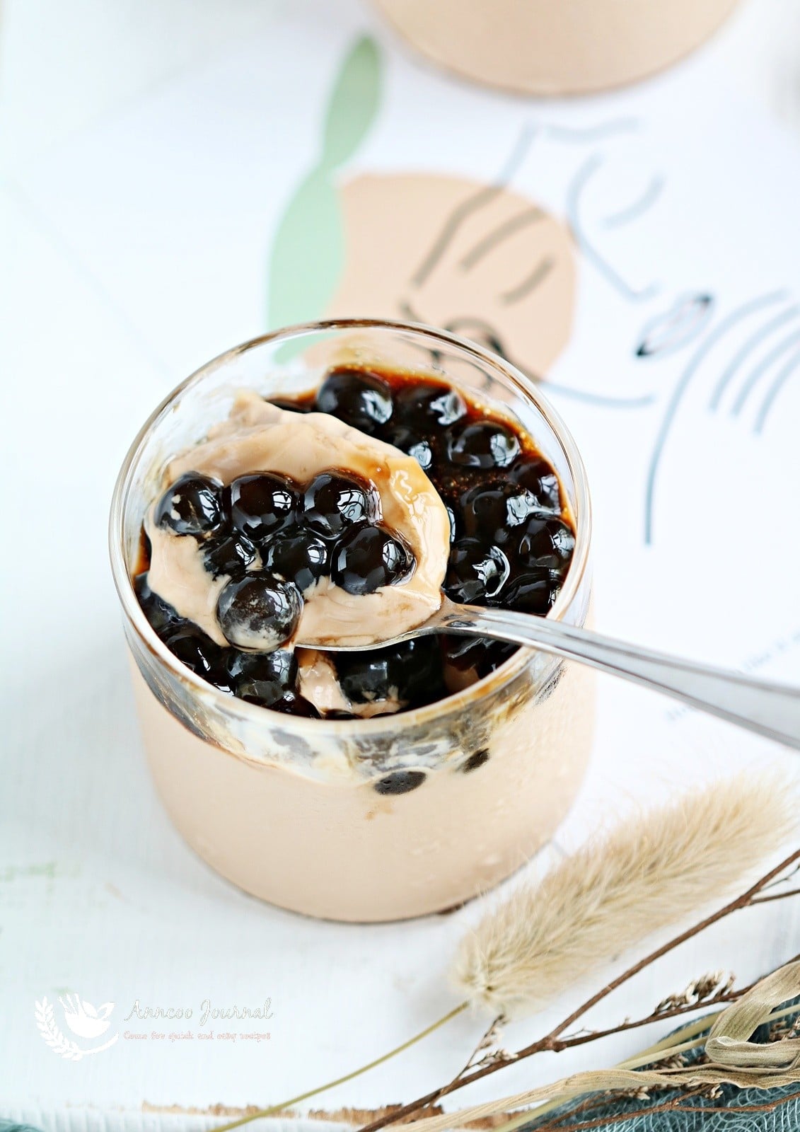 https://www.anncoojournal.com/wp-content/uploads/2026/06/milk-tea-pudding-with-boba-pearls-005-1.jpg milk tea pudding with boba pearls